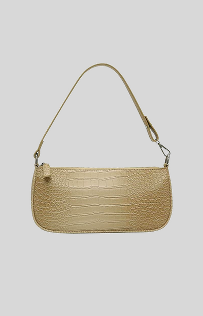 Georgia - Bolso de Cocodrilo Beige